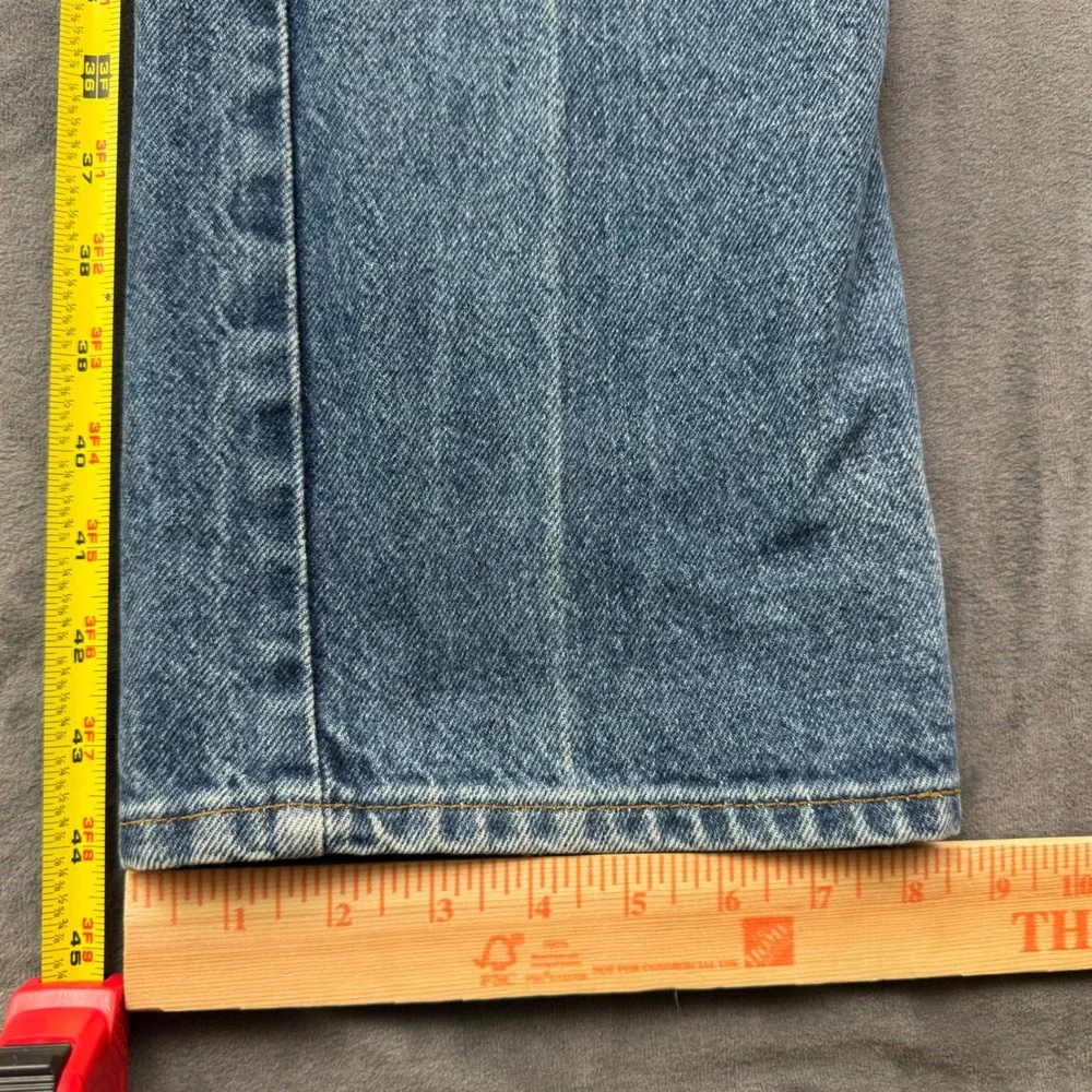 Vintage Levis 517 Orange Tab Jeans Men 34x34 Made in USA Blue Bootcut 20517-0217